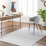 Bence Black & White Area Rug - Clearance
