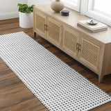 Bence Black & White Area Rug - Clearance