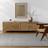 Nsomi Gray Wool Area Rug - Clearance