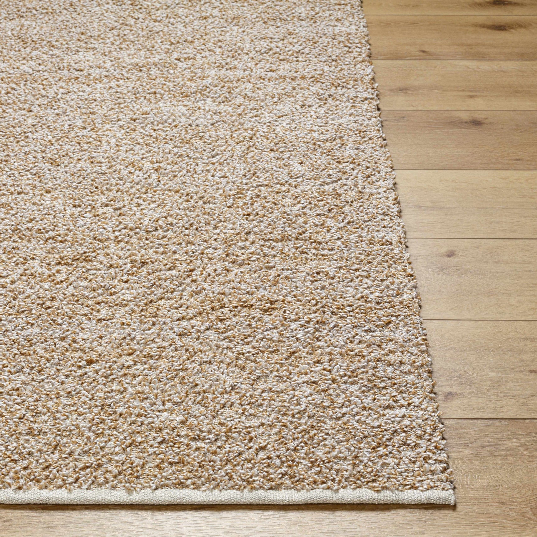 Kamil Beige Solid Area Rug - Clearance