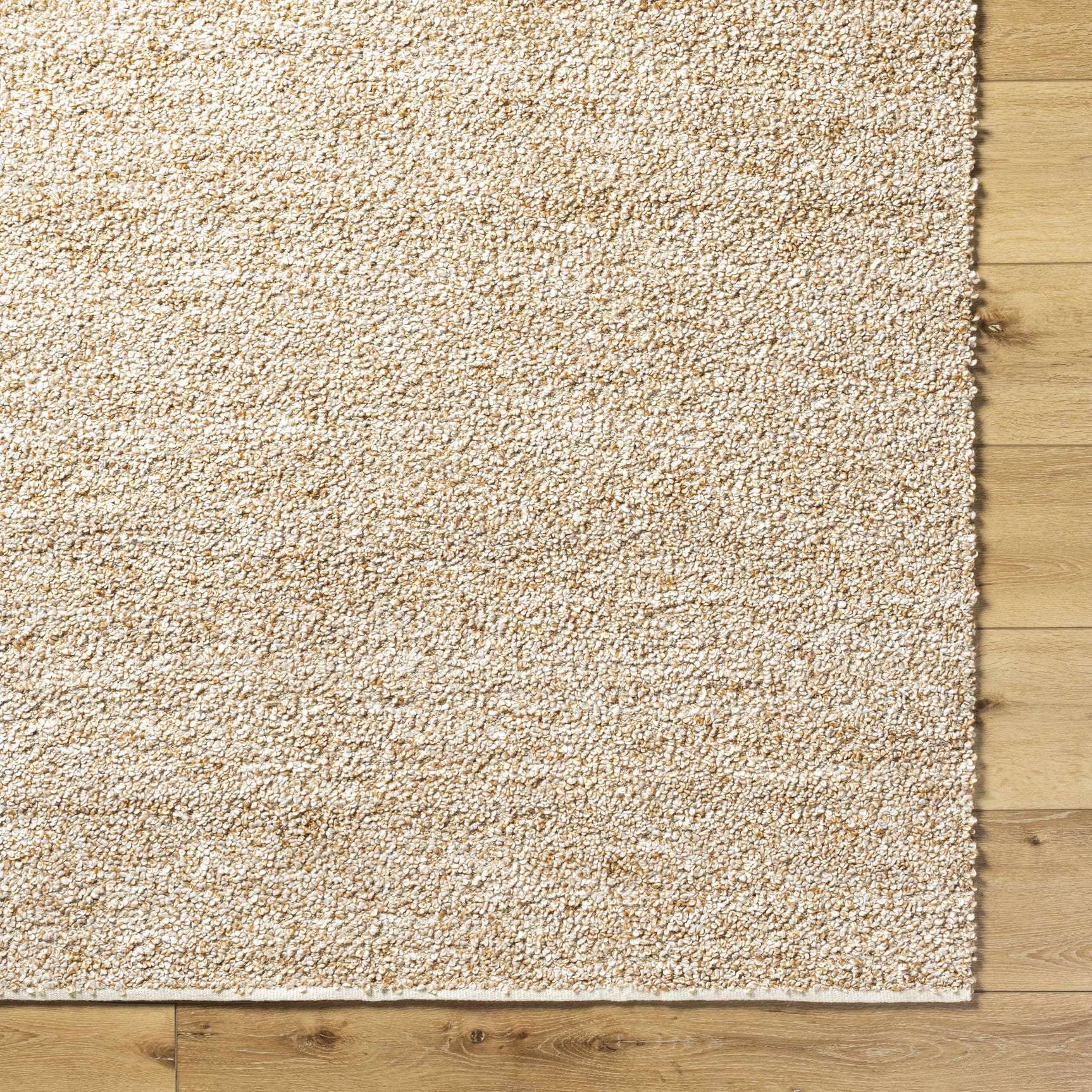 Kamil Beige Solid Area Rug - Clearance