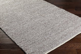 Kamil Gray Solid Area Rug - Clearance