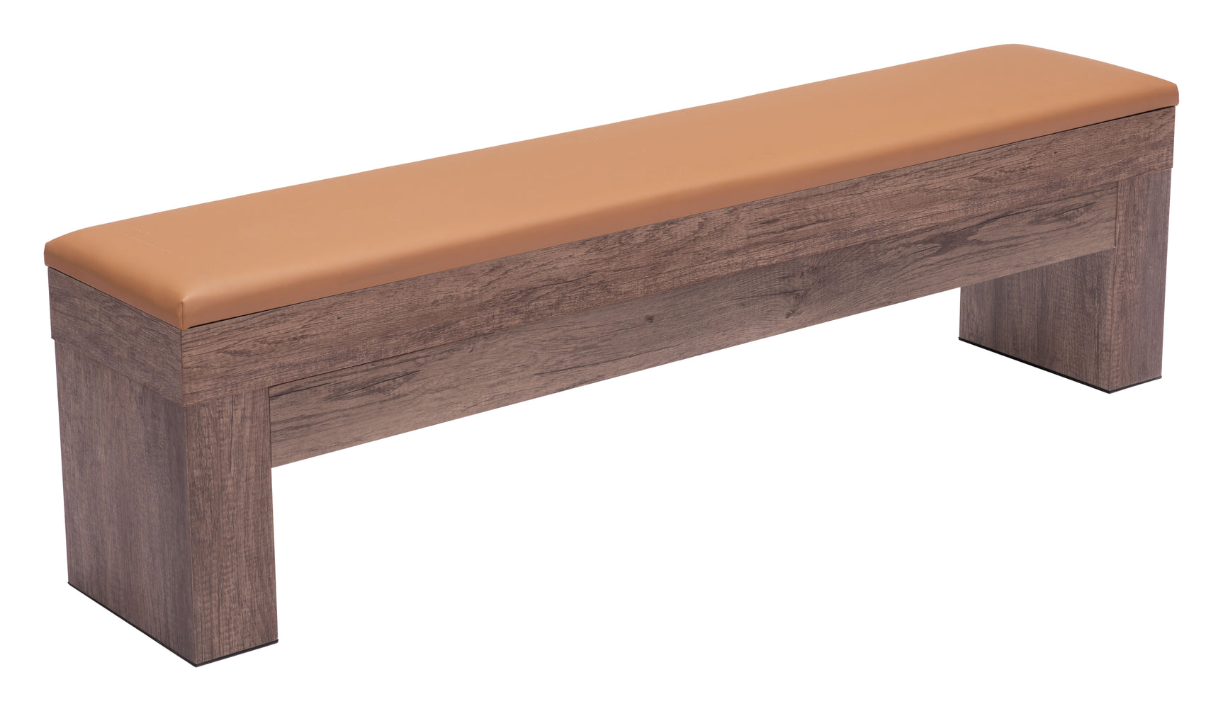 Bonker Brown Storage Bench (Set of 2)