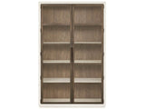 Modern Mist Oak Display Cabinet