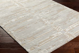 Kadin Gray Abstract Area Rug - Clearance