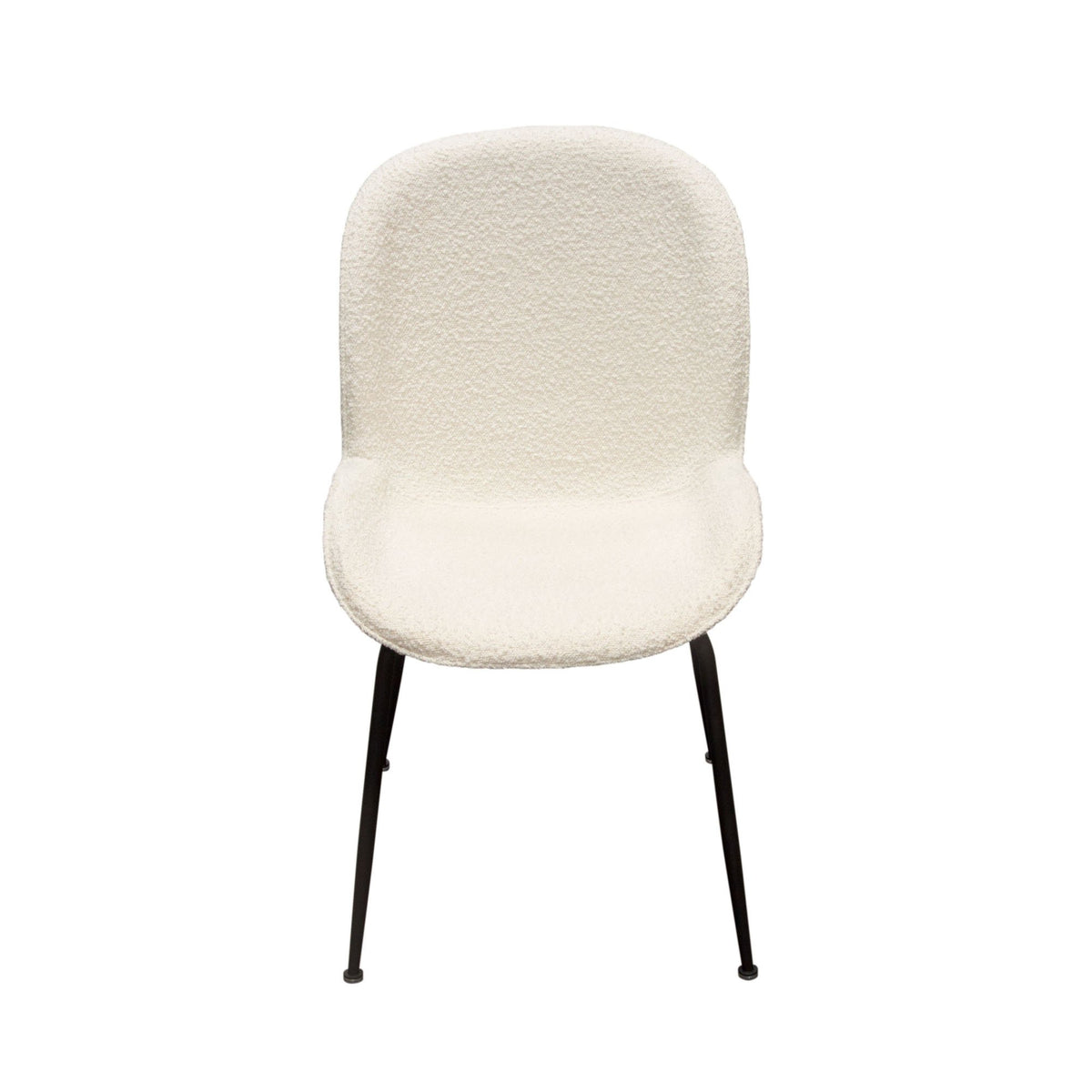 Session Ivory Boucle Dining Chair (Set of 2) - Ornate Home