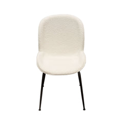 Session Ivory Boucle Dining Chair (Set of 2) - Ornate Home