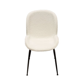Session Ivory Boucle Dining Chair (Set of 2) - Ornate Home