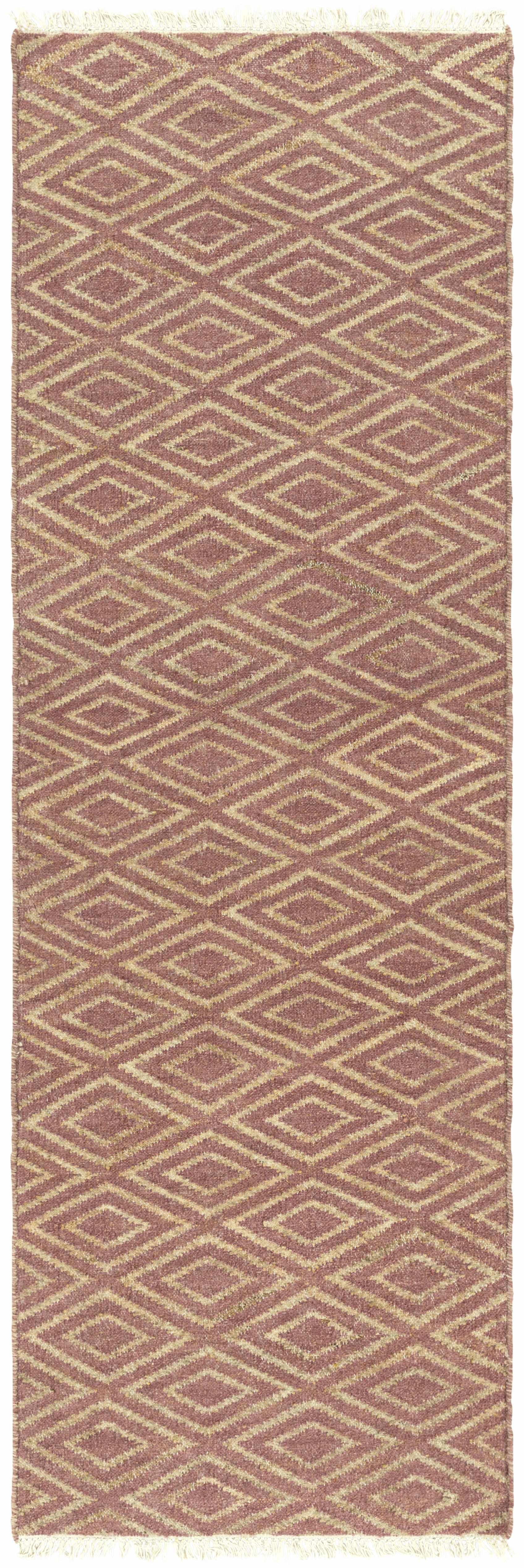Shageluk Handcrafted Fringed Jute Carpet Area Rug - Clearance