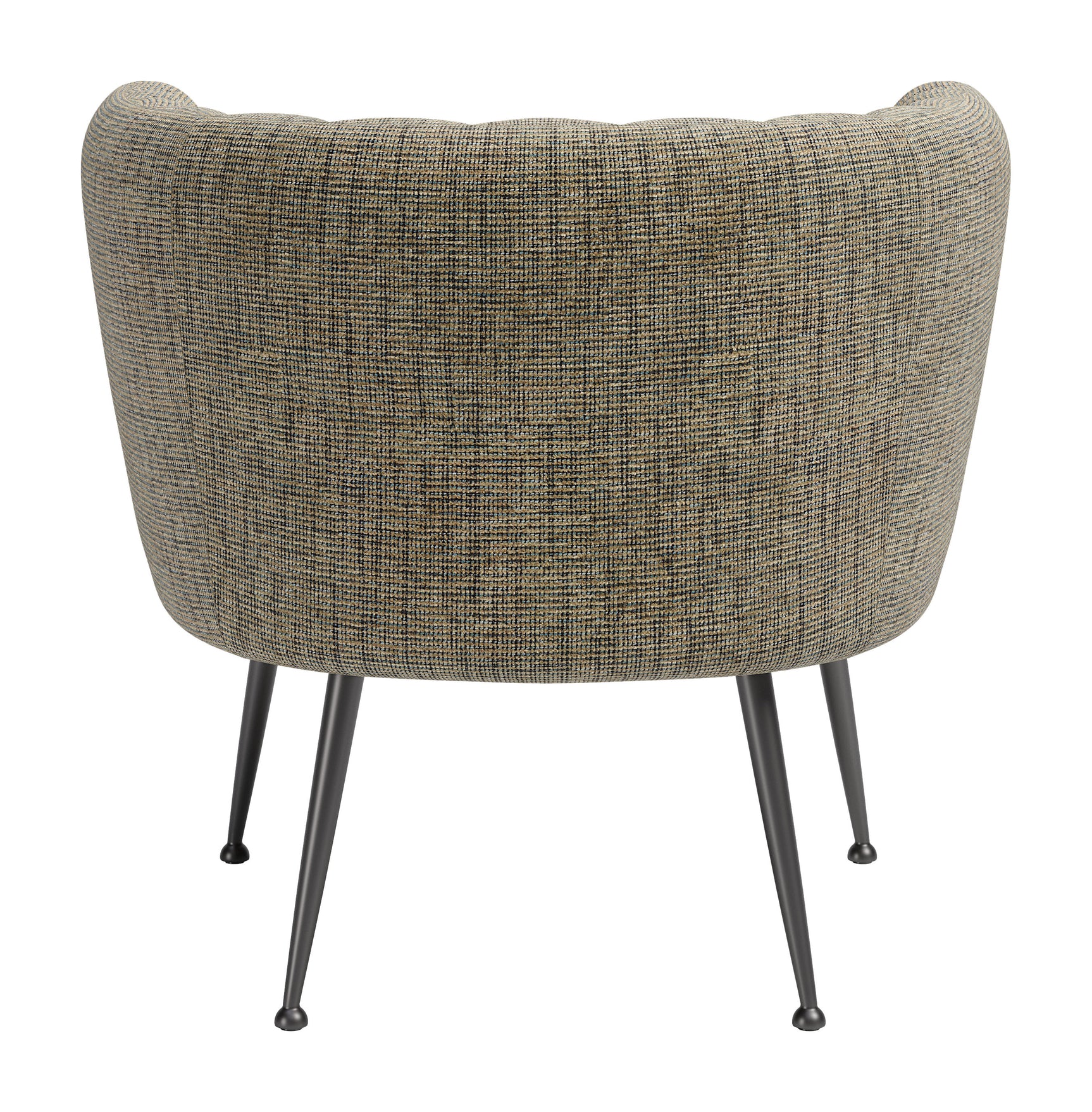 Deco Green Tweed Accent Chair