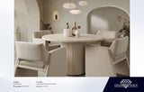 Siren Light Natural Wood Dining Table - Ornate Home