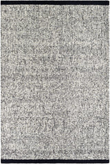 Nenet Black Hand Woven Area Rug - Clearance