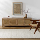 Nenet Cream Hand Woven Area Rug - Clearance