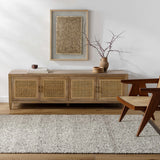 Nenet Charcoal Hand Woven Area Rug - Clearance