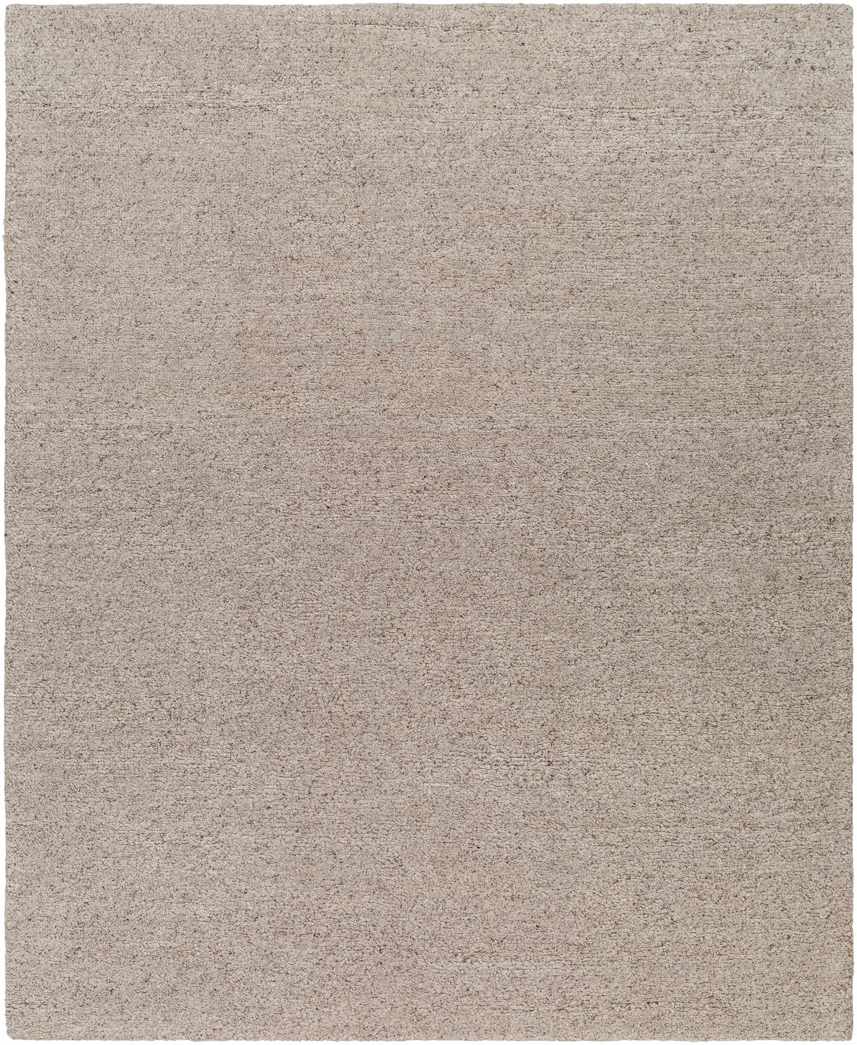 Buffy Brown Hand Knotted Wool Area Rug - Clearance