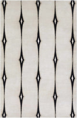 Smartt Beige&Black Premium Wool Rug - Clearance
