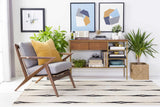 Smartt Beige&Black Premium Wool Rug - Clearance