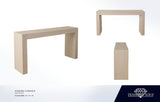 Sonoma Light Natural Wood Console Table - Ornate Home