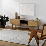 Lonan Gray Hand Loomed Area Rug - Clearance
