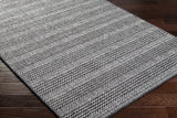 Lonan Black Hand Loomed Area Rug - Clearance