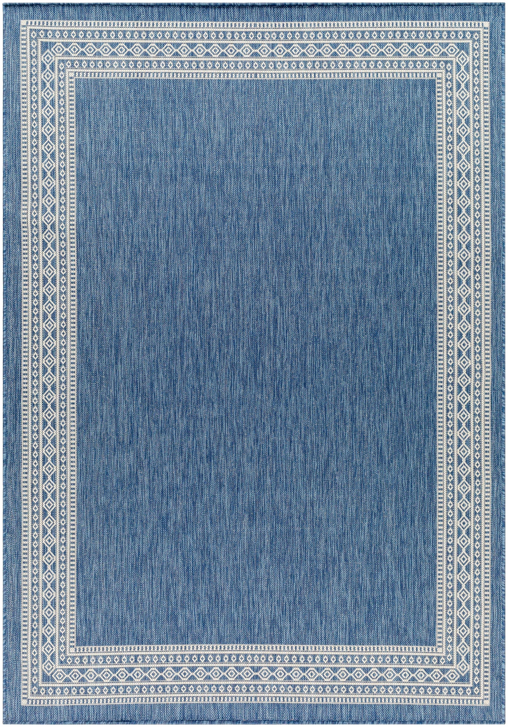 Aleli Blue Outdoor Area Rug - Clearance