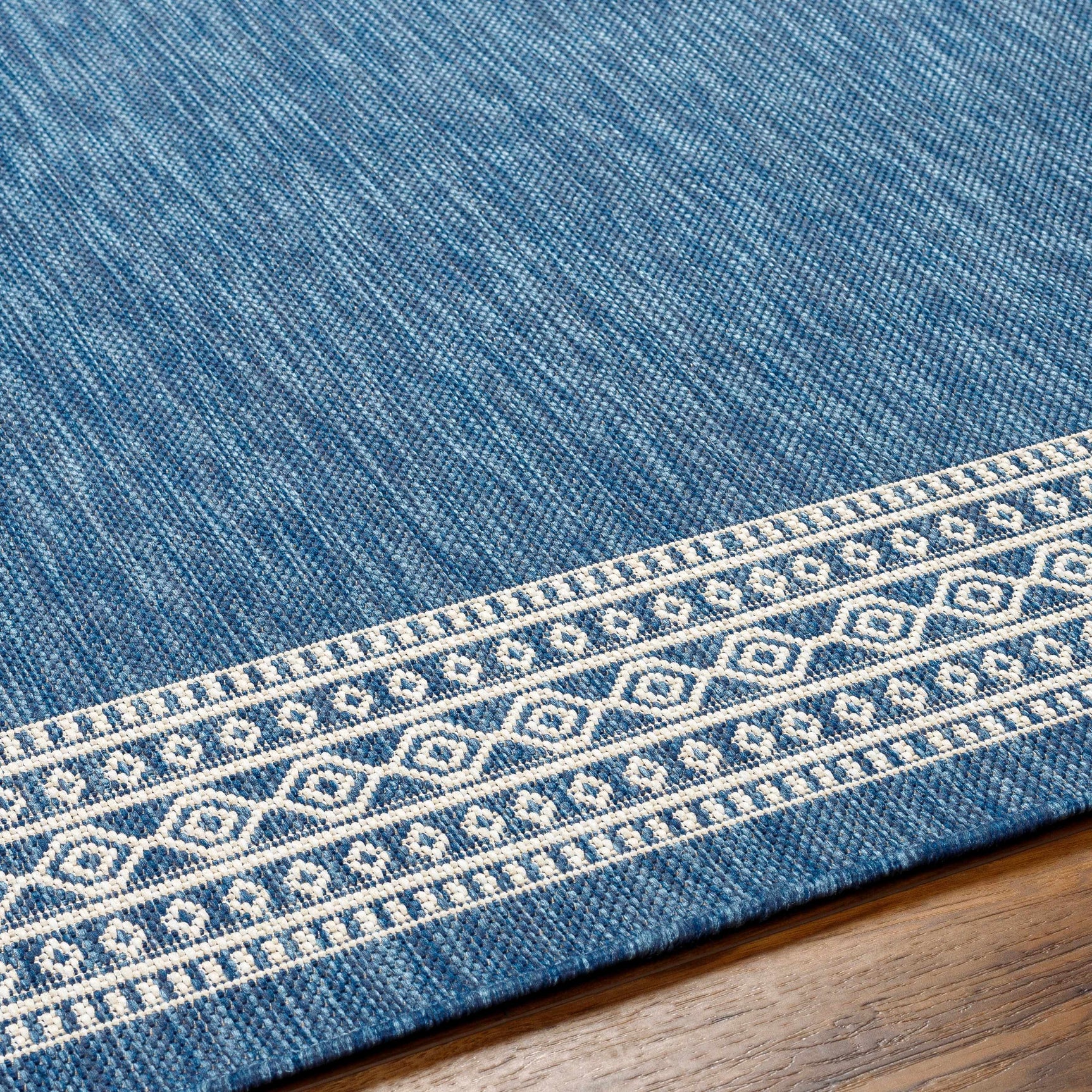 Aleli Blue Outdoor Area Rug - Clearance
