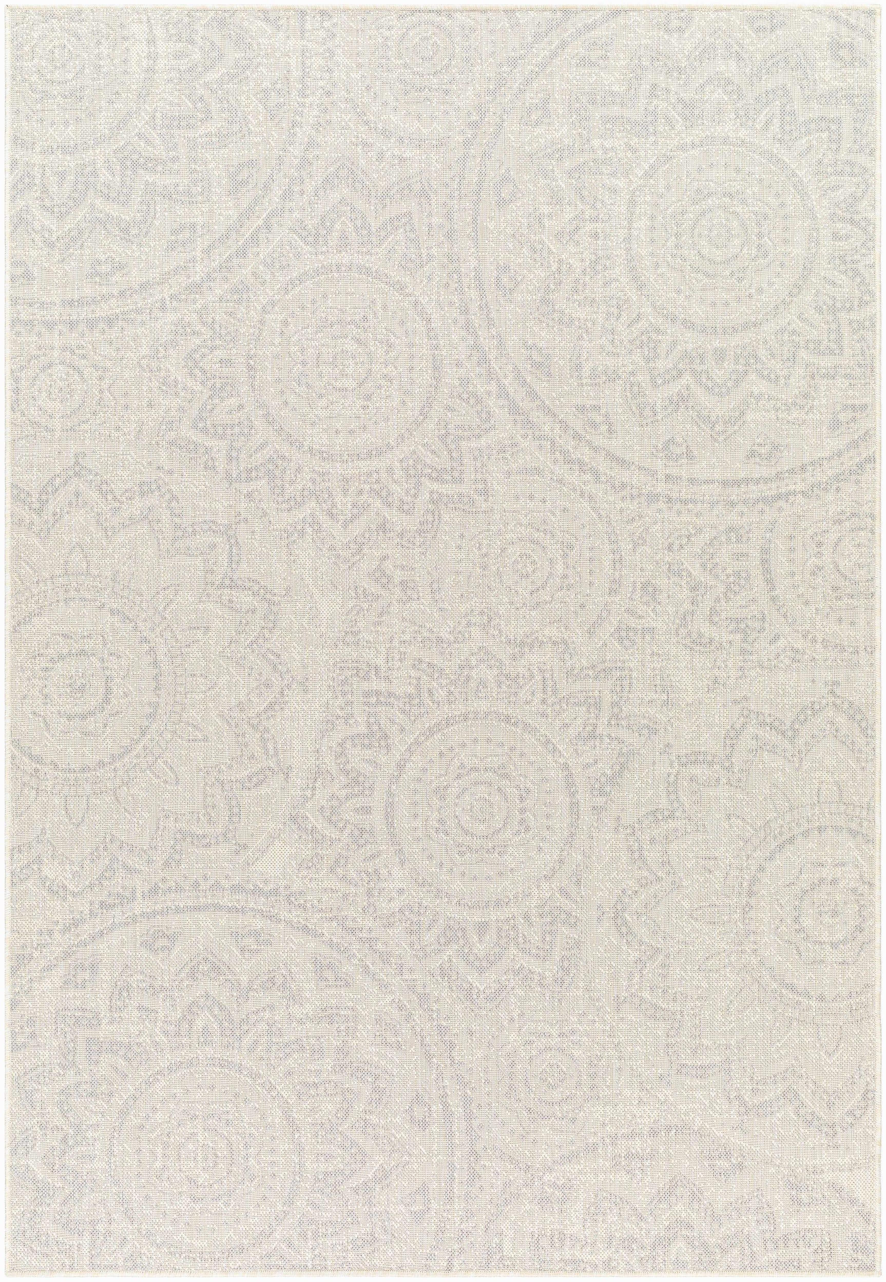 Ayala Cream Outdoor Area Rug - Clearance