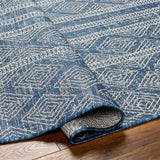 Gavin Blue Durable Outdoor Rug - Clearance