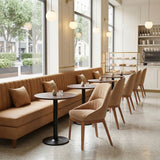 Alto Brown & Black Bistro Table