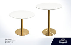 Stella White Dining Table - Ornate Home