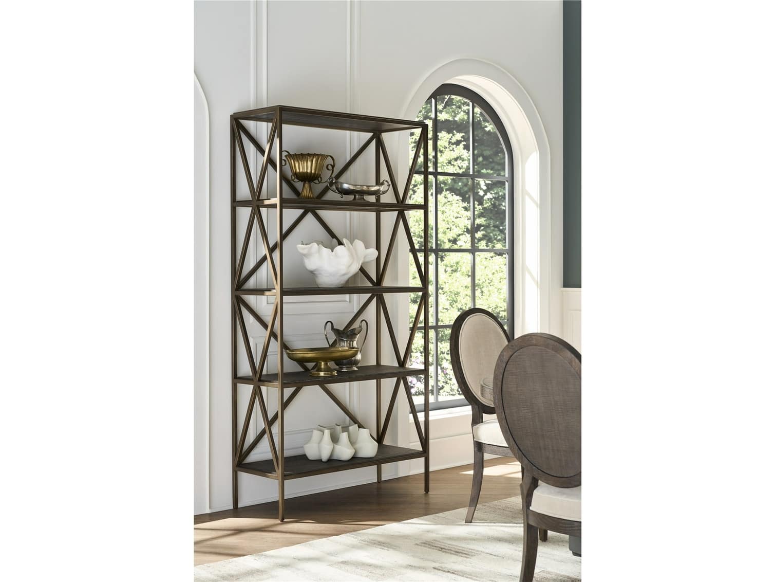 Montclair Cocoa/Smoked Gold Etagere