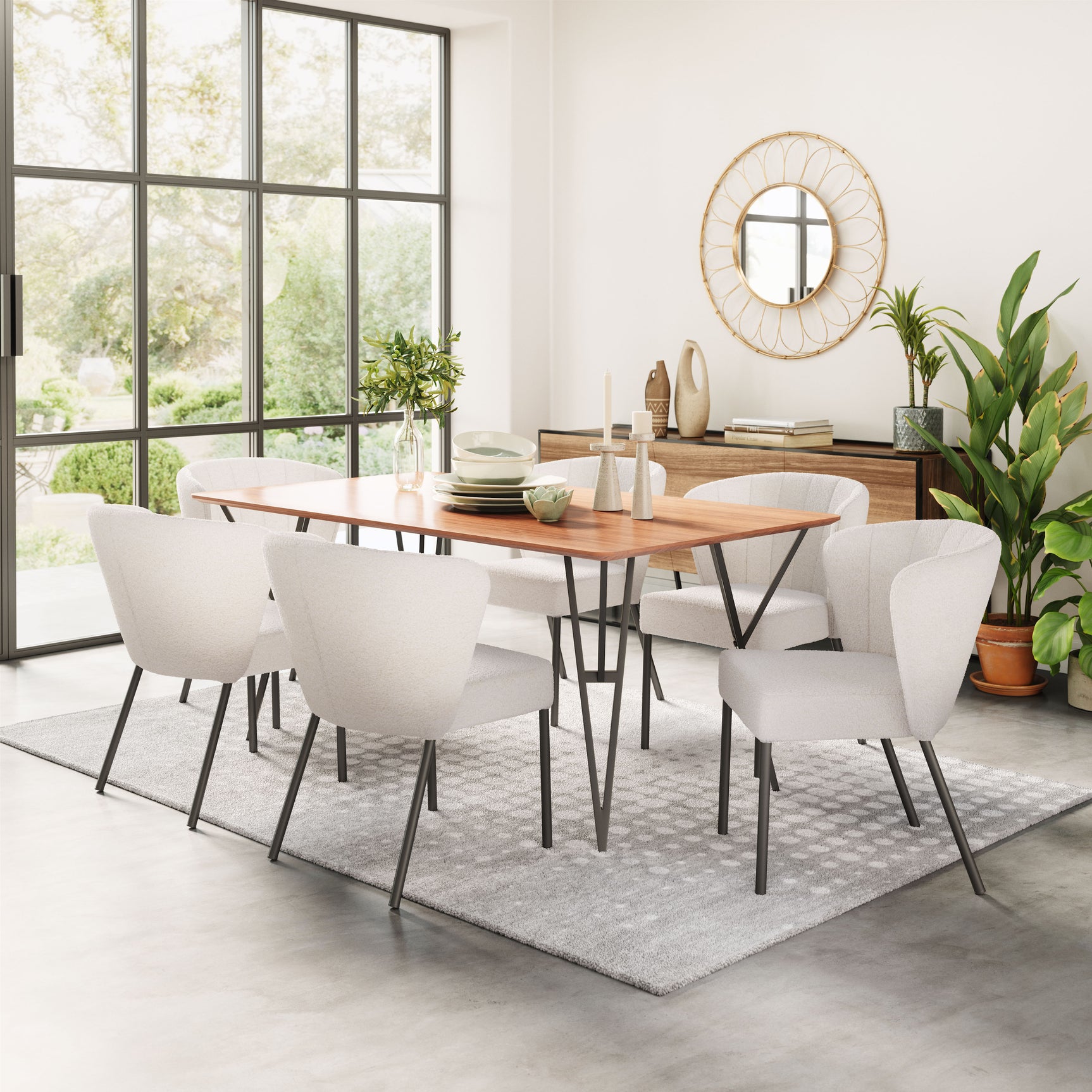Aimee Cream Dining Chair (Set of 2)