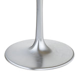 Metropolis Gray & Silver Dining Table