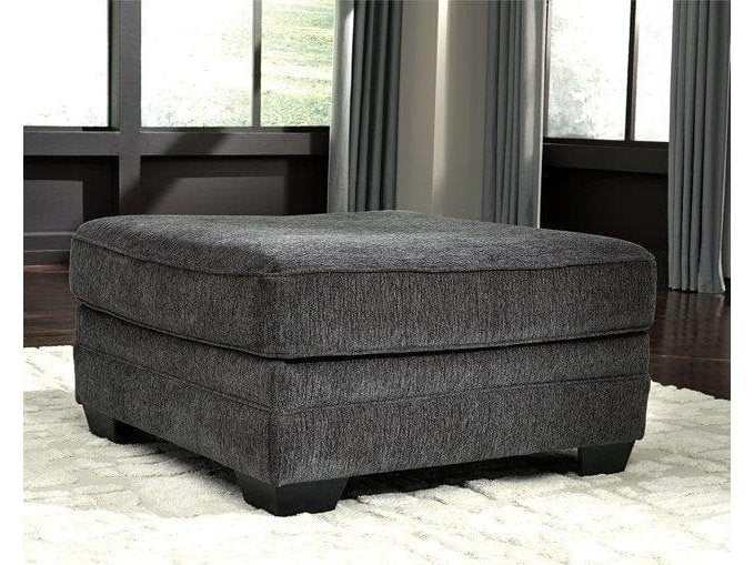 (Online Special Price) Tracling Slate Oversized Ottoman - Ornate Home