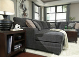 (Online Special Price) Tracling Slate 3pc LAF Chaise Sectional - Ornate Home