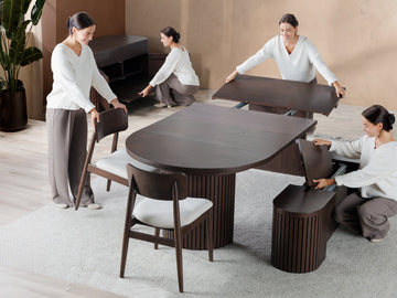 Transformer Round Dining Set - The Host | Ornate Home
