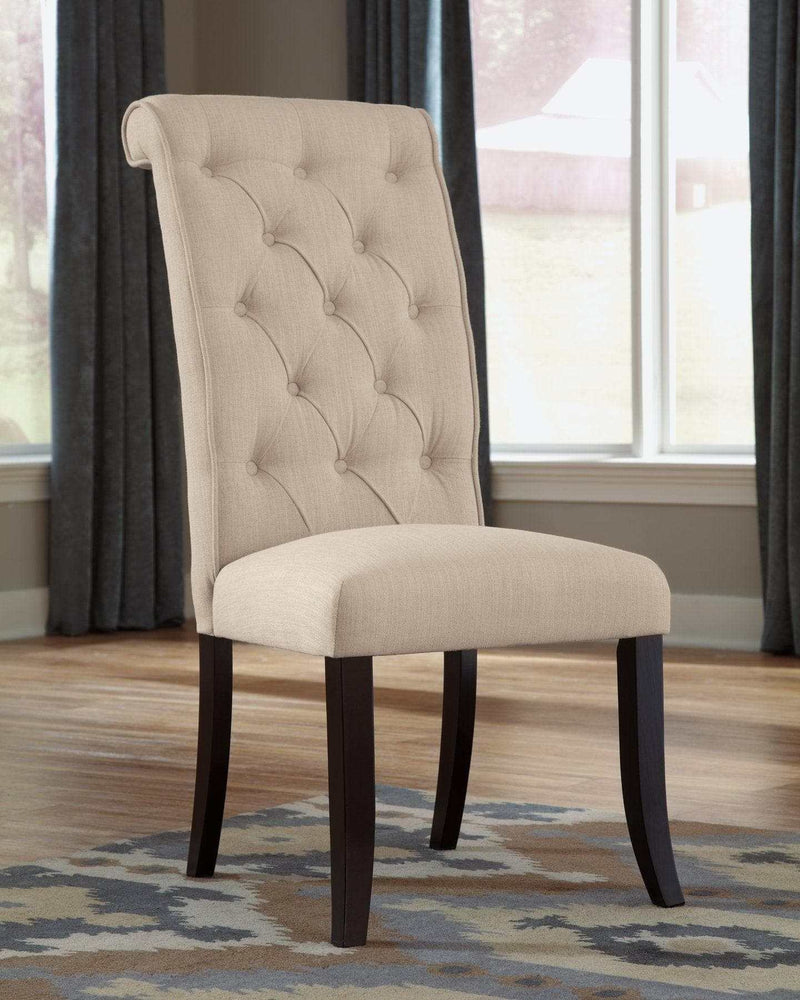 Tripton Linen Dining Side Chair (Set of 2) - Ornate Home