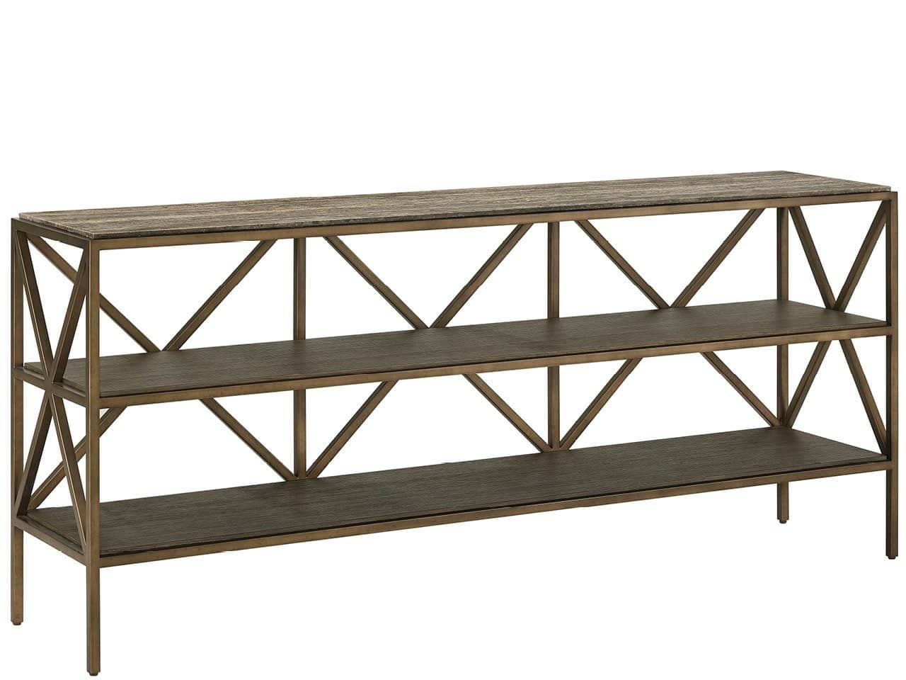 Montclair Birchaven Dark Gray/Cocoa Console Table