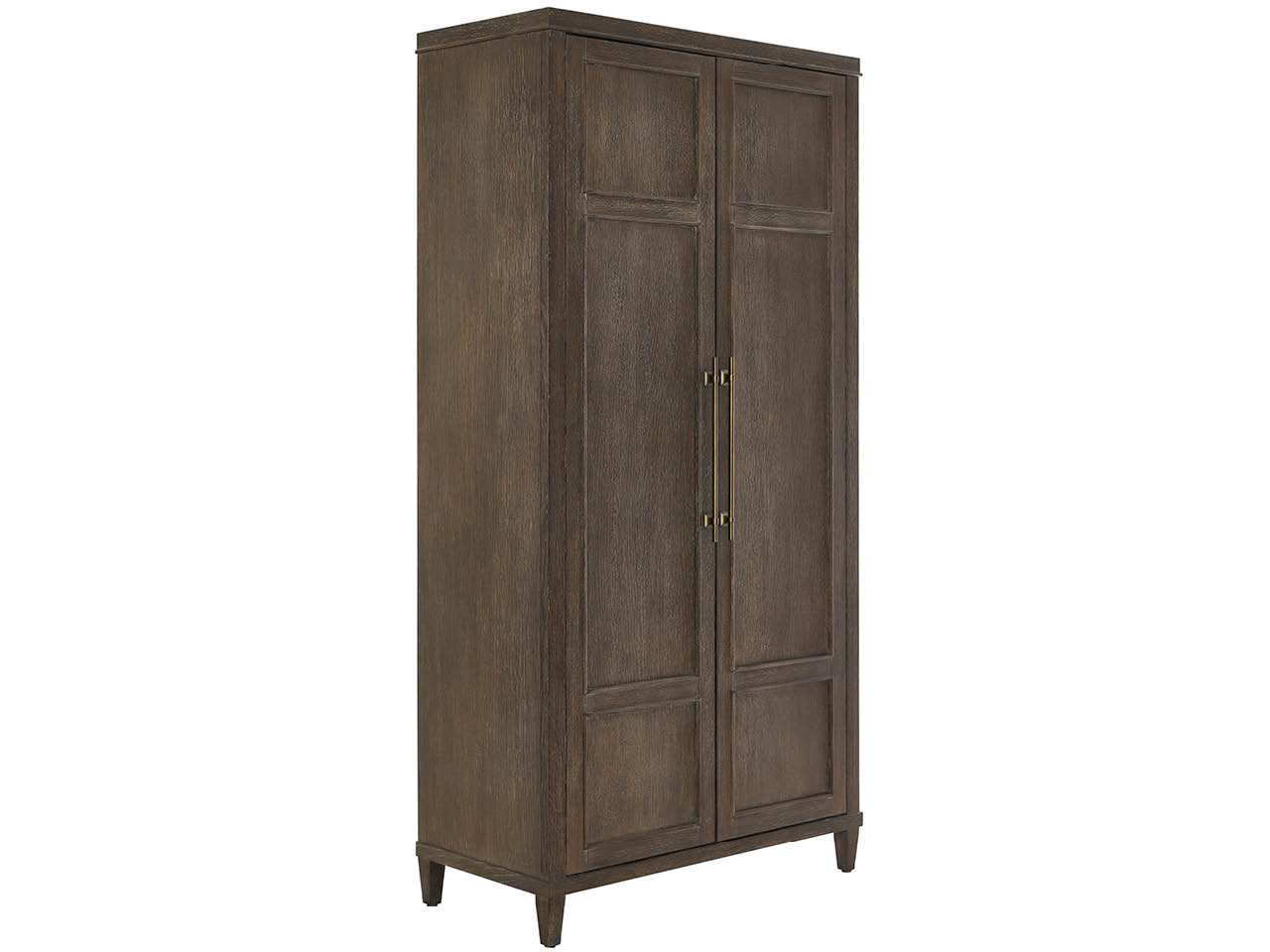 Montclair Cocoa Oak Doors Cabinet