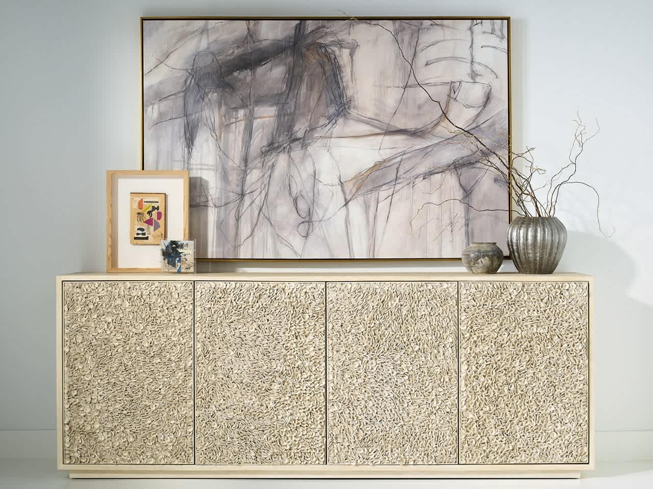 Blossom Light Oak Credenza