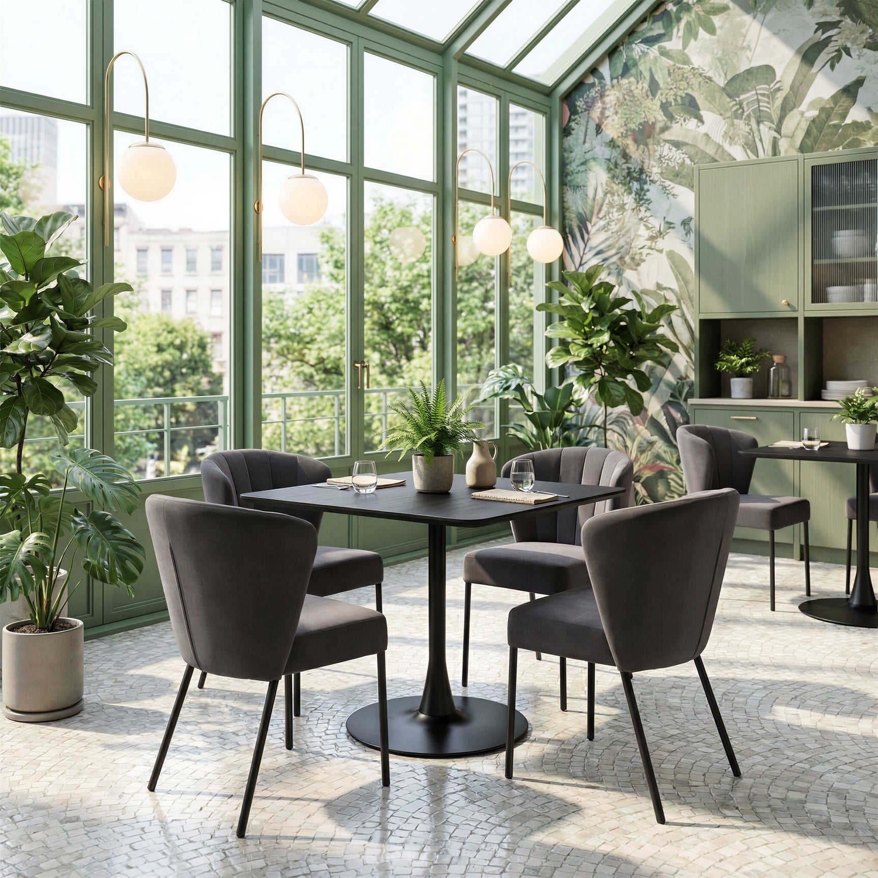 Molly Black Dining Table