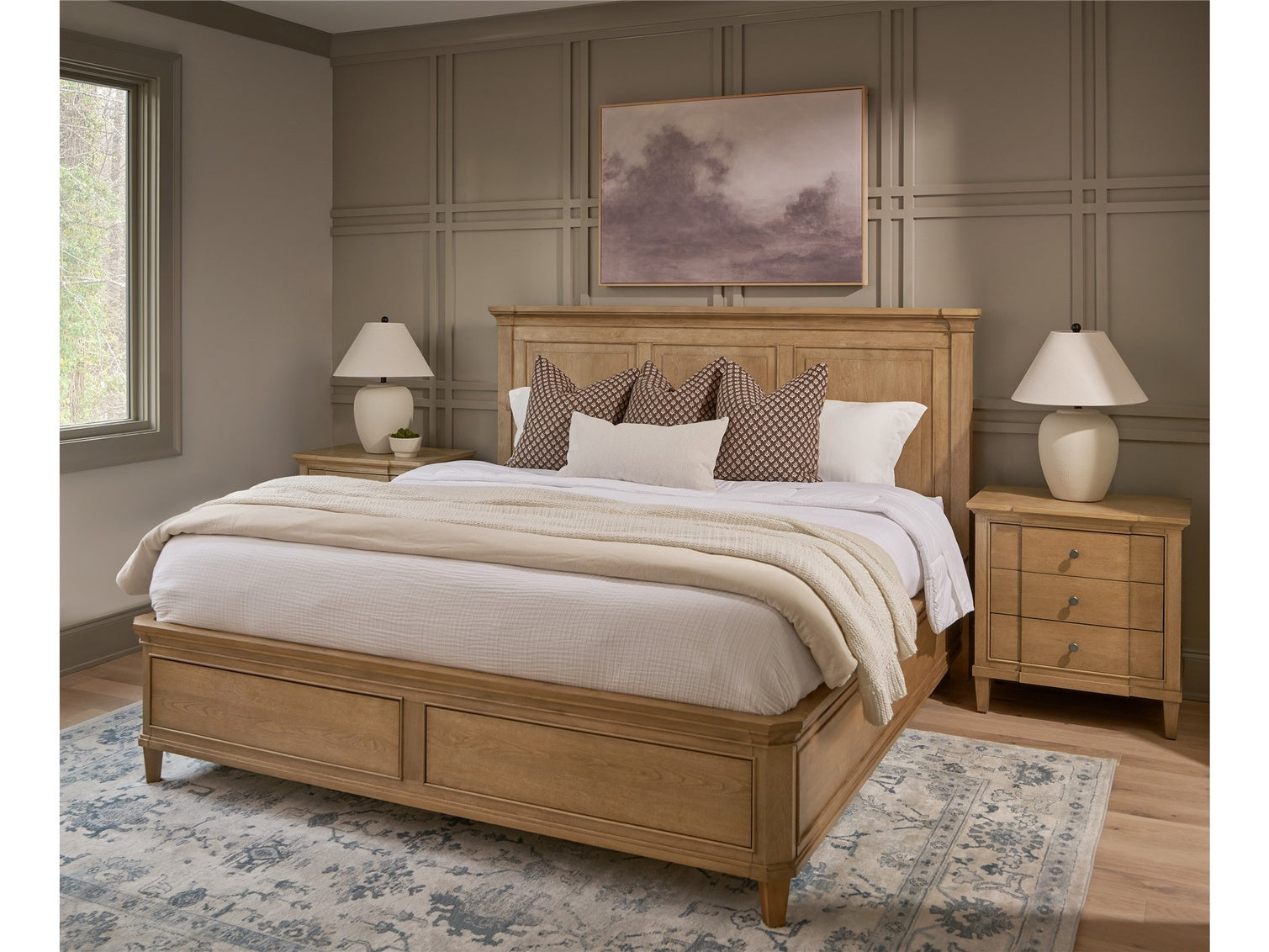Birchaven Brindle 3 Drawer Nightstand