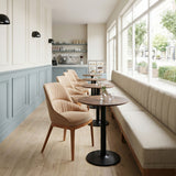 Alto Brown & Black Bistro Table