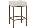 Birchaven Dark Gray/Smoked Gold/Yukon Sand Console w/ Stools