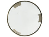 Nuvola Zinc 38" Round Cast Aluminum Base Cocktail Table