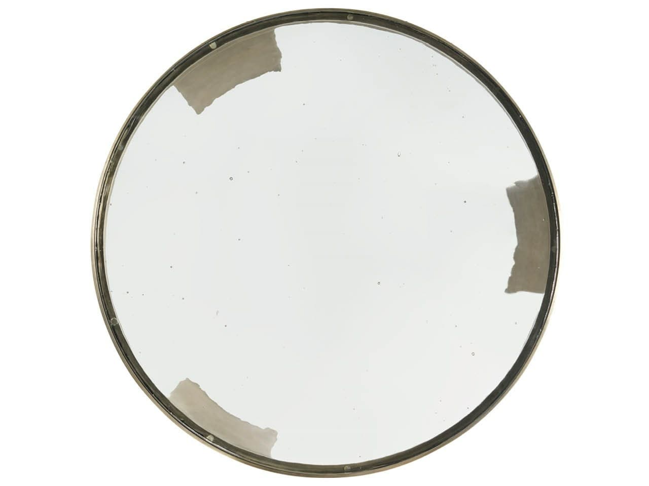 Nuvola Zinc 38" Round Cast Aluminum Base Cocktail Table