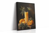 Citrus Glow Under Cosmic Light