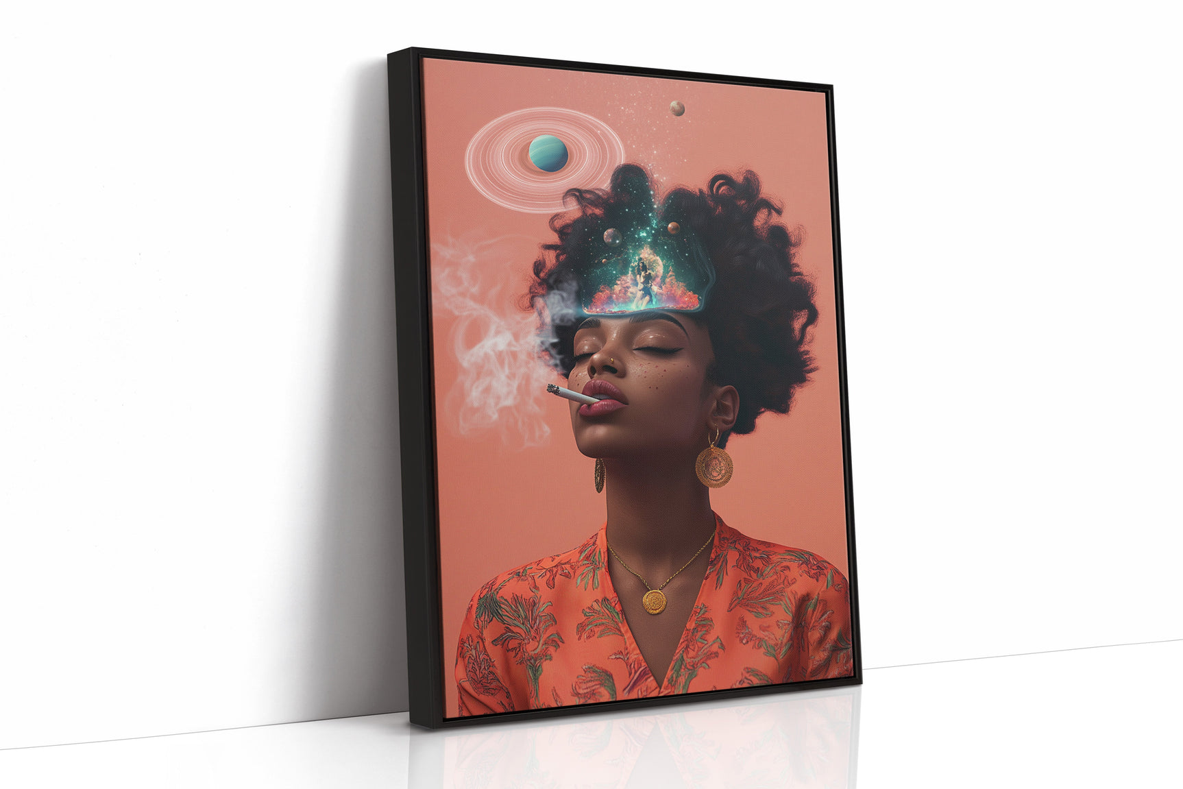 Cosmic Thoughts in an Orange Glow