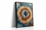 Ethereal Geode - Earthy Abstract Art