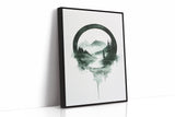 Tranquil Wilderness - Minimalist Forest Art